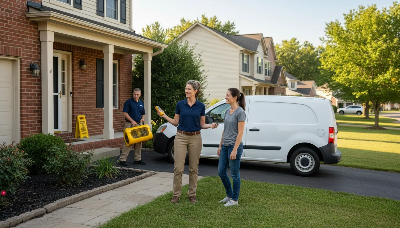 Residential water damage restoration in Penney Farms, FL